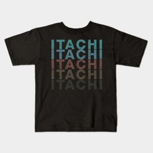 Vintage Proud Name Itachi Personalized Birthday Retro Kids T-Shirt